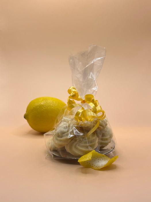 Gluten-Free Lemon Shortbread Cookie Bags - Pack of 12 Bags