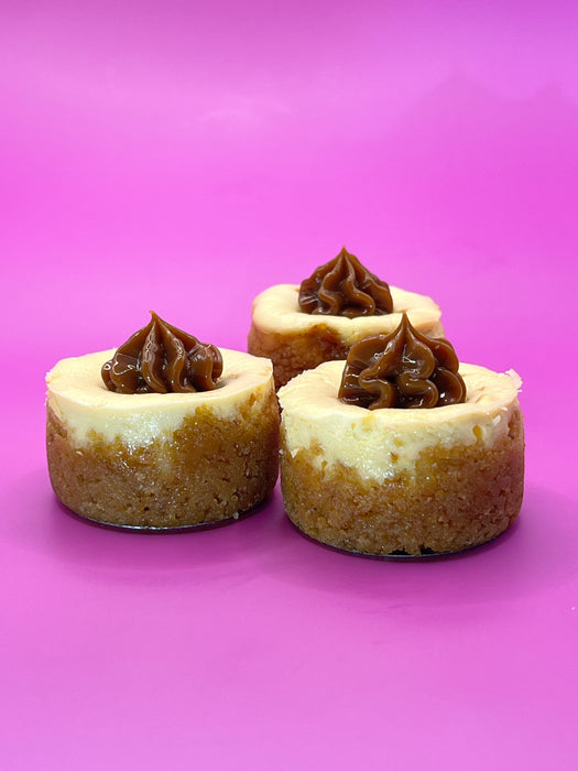 Mini Caramel Cheesecakes - Box of 36