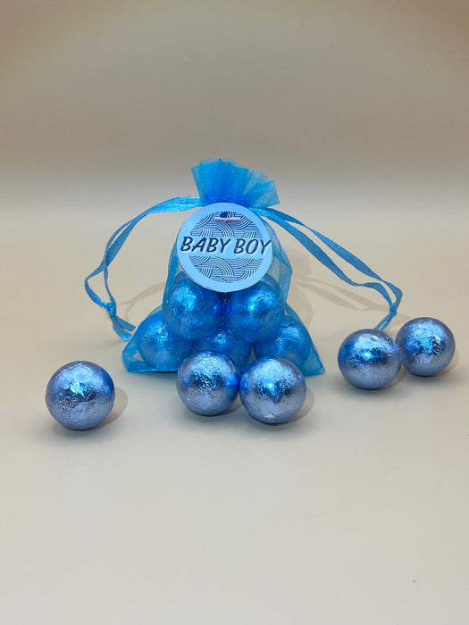 Gender Reveal Organza Bag Chocolate Balls