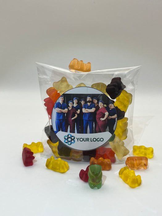 Employee Appreciation Clear Bag Gummy Bears Personalized Picture