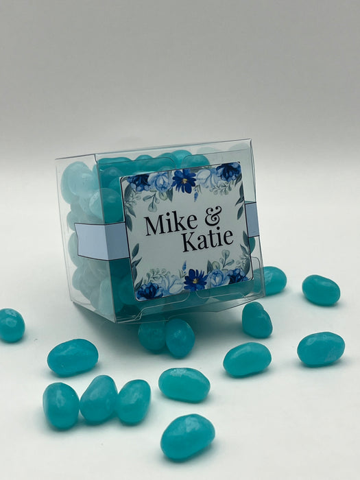 Wedding Cube Jelly Beans Blue Theme