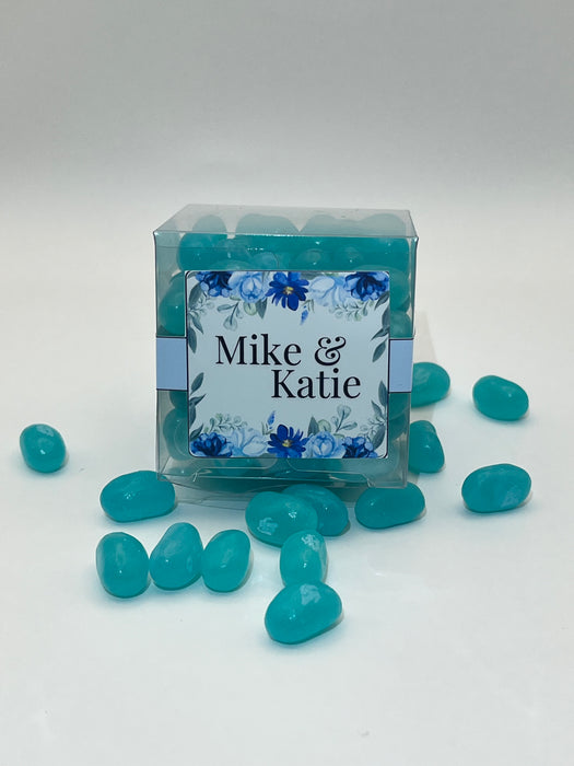 Wedding Cube Jelly Beans Blue Theme