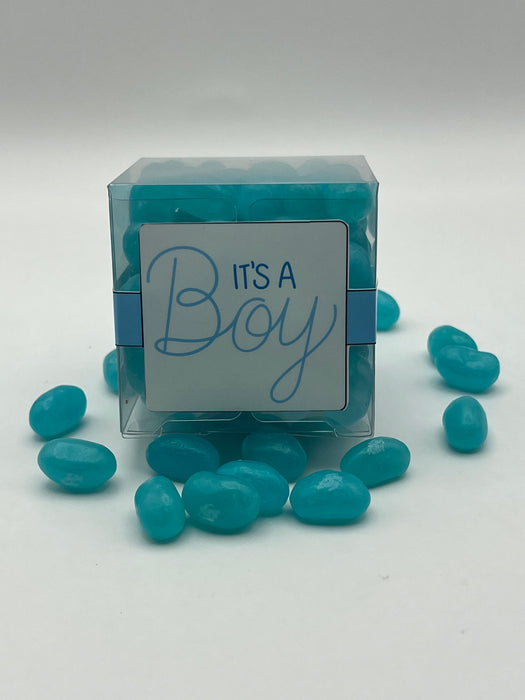 Gender Reveal Cube Jelly Beans Baby Boy