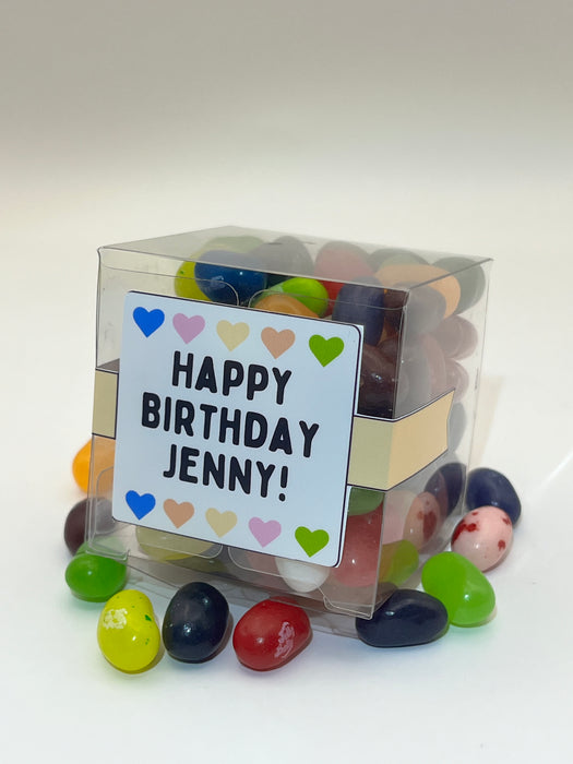 Adult Birthday Cube Jelly  Beans Multicolour Theme