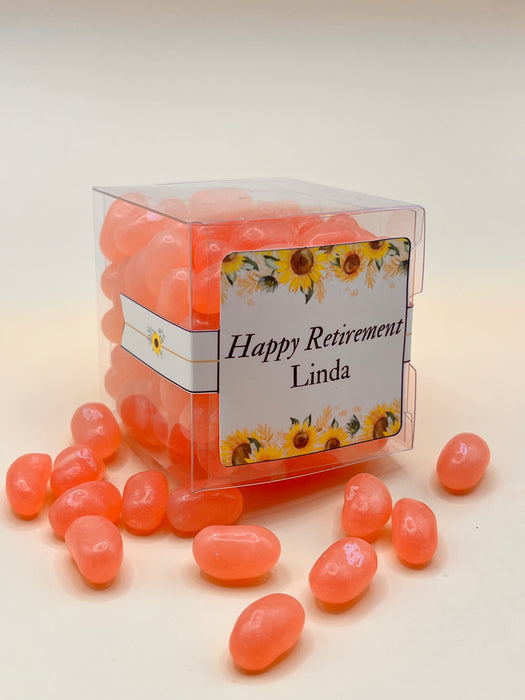 Retirement Cube Jelly Beans Sunflower Theme