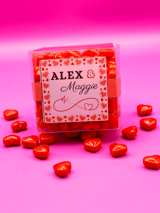 Valentine's Day Cube Red Heart Candy Infinite Love Theme